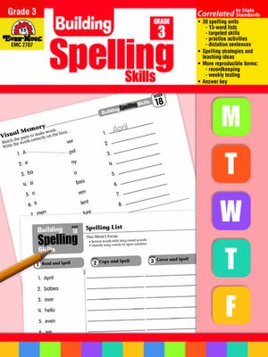 cover image of Building Spelling Skills Daily Practice